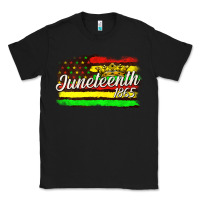 Black juneteenth 1865 with crown flag Classic Tee - texasbilliewilder