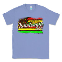 Colony Blue juneteenth 1865 with crown flag Classic Tee - texasbilliewilder