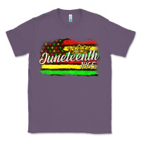 Lavender juneteenth 1865 with crown flag Classic Tee - texasbilliewilder