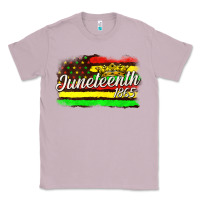 Lilac juneteenth 1865 with crown flag Classic Tee - texasbilliewilder