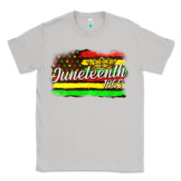 Moon Dust juneteenth 1865 with crown flag Classic Tee - texasbilliewilder