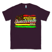 Plum juneteenth 1865 with crown flag Classic Tee - texasbilliewilder