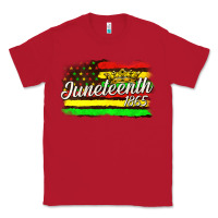 Red juneteenth 1865 with crown flag Classic Tee - texasbilliewilder