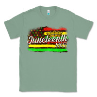 Sage juneteenth 1865 with crown flag Classic Tee - texasbilliewilder