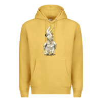 Antique Gold Cockatoo Bird Premium Hoodie - LillyAllenDesigns
