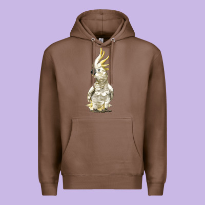 Cockatoo Bird Premium Hoodie Designed By Lillyallendesigns