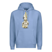 Colony Blue Cockatoo Bird Premium Hoodie - LillyAllenDesigns