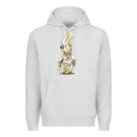 Dove Grey Cockatoo Bird Premium Hoodie - LillyAllenDesigns
