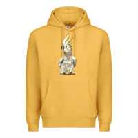 Mustard Cockatoo Bird Premium Hoodie - LillyAllenDesigns