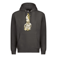 Smoke Cockatoo Bird Premium Hoodie - LillyAllenDesigns