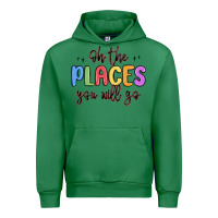 Emerald oh the places you will go Urban Hoodie - MaliasSmallBusiness