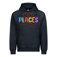 Navy oh the places you will go Urban Hoodie - MaliasSmallBusiness