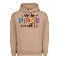 Pigment Burro oh the places you will go Urban Hoodie - MaliasSmallBusiness