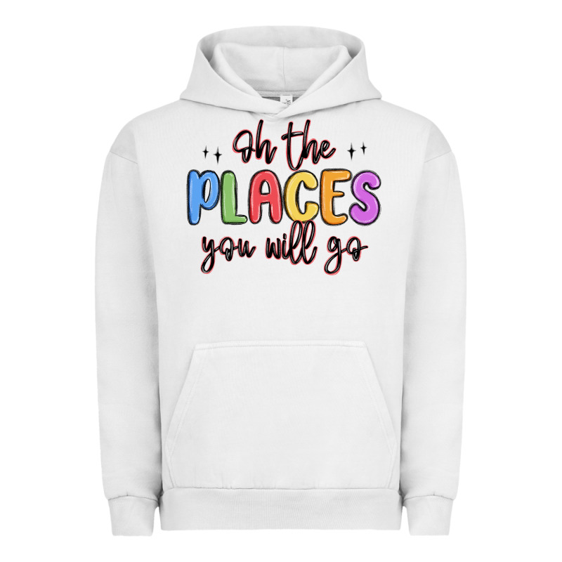 Oh The Places You Will Go Urban Hoodie by MaliasSmallBusiness | Teevron