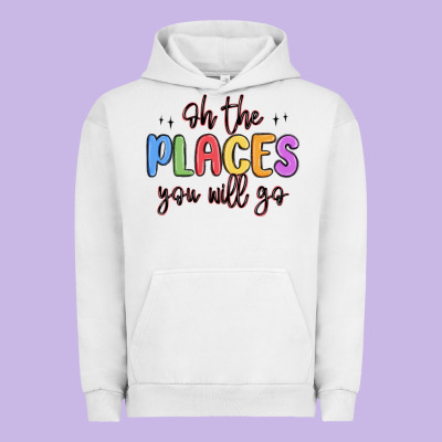 Oh The Places You Will Go Urban Hoodie Designed By Maliassmallbusiness
