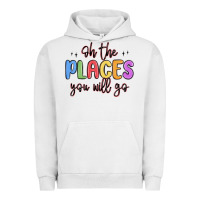 Pigment Lunar Rock oh the places you will go Urban Hoodie - MaliasSmallBusiness