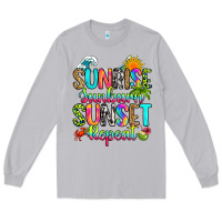 Moon Dust sunrise sunburn sunset repeat Long Sleeve Tee - RanaPortraitStore