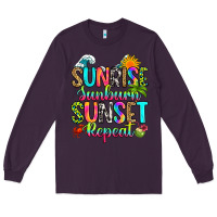 Plum sunrise sunburn sunset repeat Long Sleeve Tee - RanaPortraitStore