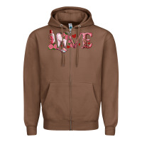 Chestnut valentines day dental love Zipper Hoodie - RanaPortraitStore
