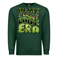 Sports Green in my plant lady era Premium Sweatshirt - JahusDesignShop