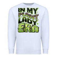 White in my plant lady era Premium Sweatshirt - JahusDesignShop