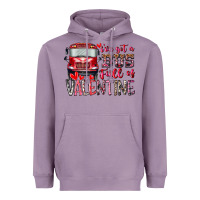 Lavender I've got bus full of Valentine Heavyweight Hoodie - RacoonDesign
