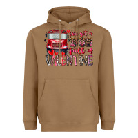 Toasted Coconut I've got bus full of Valentine Heavyweight Hoodie - RacoonDesign