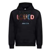 Black for god so loved the world Urban Hoodie - MaliasSmallBusiness
