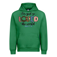 Emerald for god so loved the world Urban Hoodie - MaliasSmallBusiness