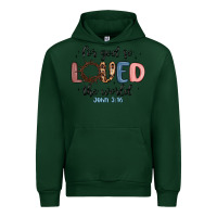 Forest Green for god so loved the world Urban Hoodie - MaliasSmallBusiness