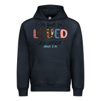 Navy for god so loved the world Urban Hoodie - MaliasSmallBusiness