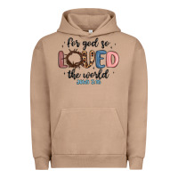 Pigment Burro for god so loved the world Urban Hoodie - MaliasSmallBusiness