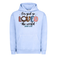 Pigment Grape Ice for god so loved the world Urban Hoodie - MaliasSmallBusiness
