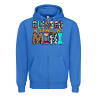 True Royal blessed mini Zipper Hoodie - Zillion Design Studio