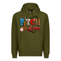 Army Green pitch please Premium Hoodie - AdoDesignShop