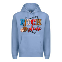 Colony Blue pitch please Premium Hoodie - AdoDesignShop