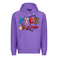 Purple pitch please Premium Hoodie - AdoDesignShop