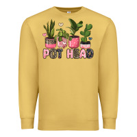 Antique Gold pot head plants Premium Sweatshirt - JahusDesignShop