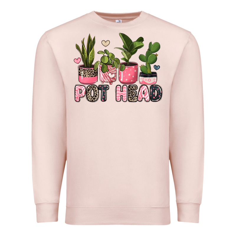 Pot Head Plants Premium Sweatshirt by JahusDesignShop | Teevron