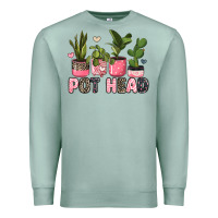 Seafoam pot head plants Premium Sweatshirt - JahusDesignShop