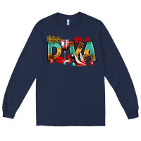 Navy diva Long Sleeve Tee - RanaPortraitStore