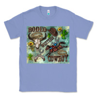 Colony Blue country western Classic Tee - Zillion Design Studio