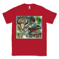Red country western Classic Tee - Zillion Design Studio