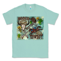 Seafoam country western Classic Tee - Zillion Design Studio