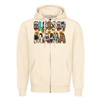 Sandshell blessed mama Zipper Hoodie - Zillion Design Studio