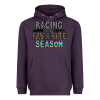 Plum racing is my favorite season Heavyweight Hoodie - CowhideDigitalArt