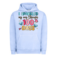 Pigment Grape Ice i sparkled my way through 100 days Urban Hoodie - MaliasSmallBusiness