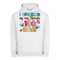 I Sparkled My Way Through 100 Days Urban Hoodie | Teevron