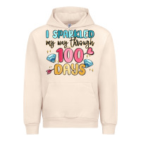Sandshell i sparkled my way through 100 days Urban Hoodie - MaliasSmallBusiness