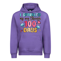 Tulip i sparkled my way through 100 days Urban Hoodie - MaliasSmallBusiness